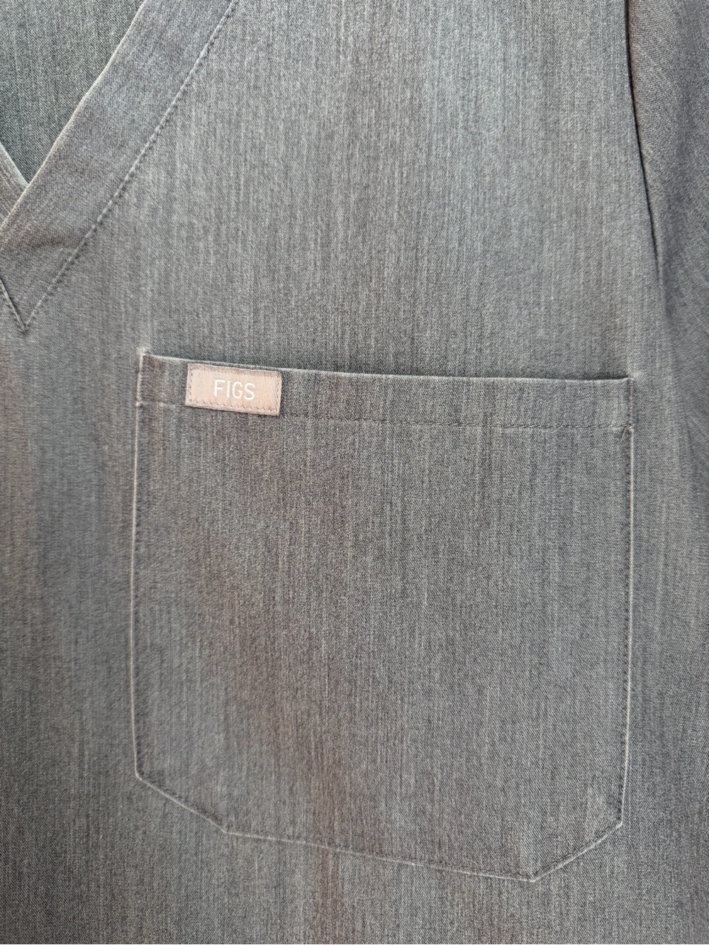 FIGS Technical Collection Scrub Set Gray Heather Women’s Top S Pants XS Jogger - Picture 4 of 13
